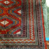 Old oriental rug made hands 280x195cm