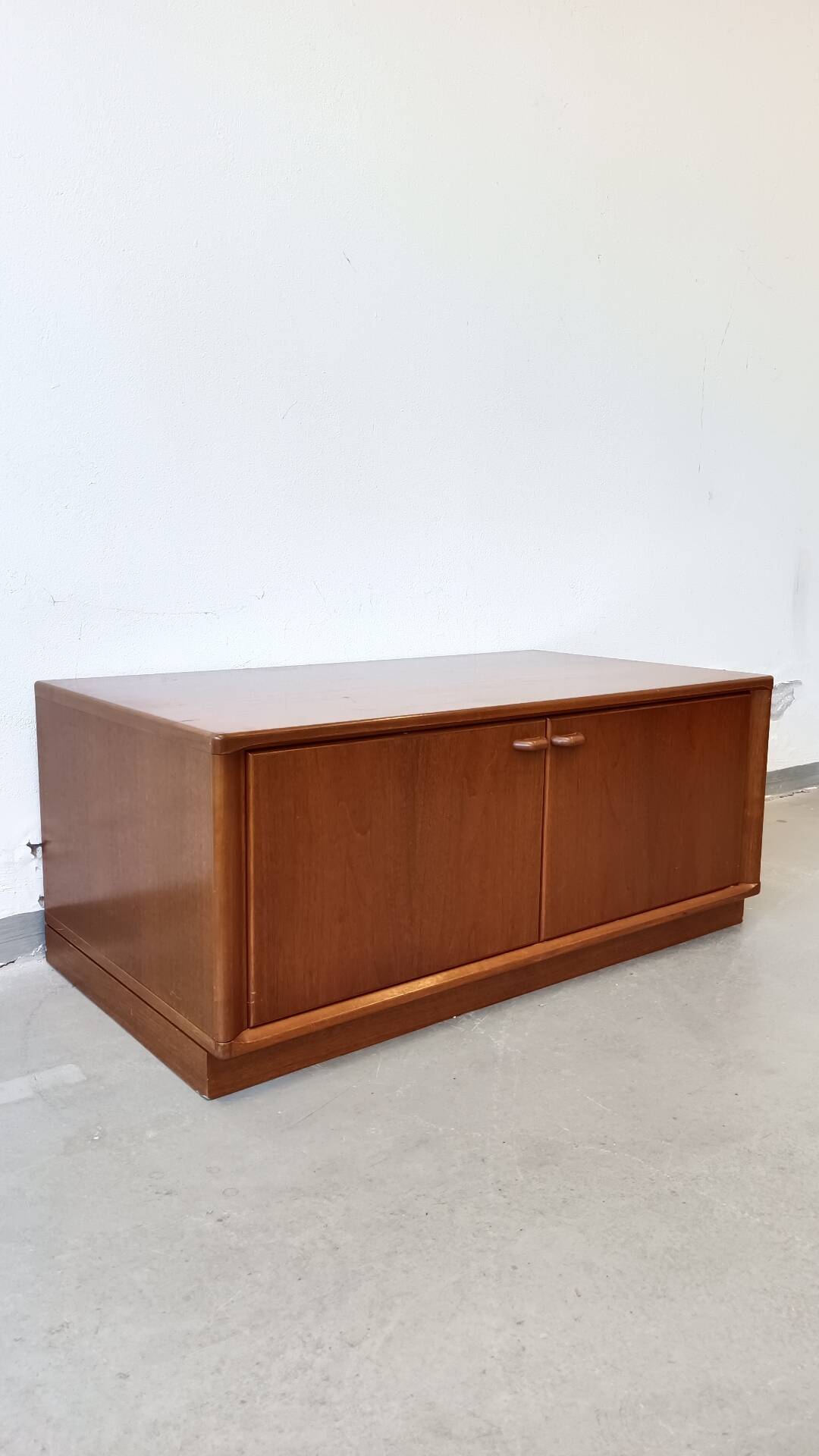Low teak chest