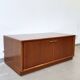 Low teak chest