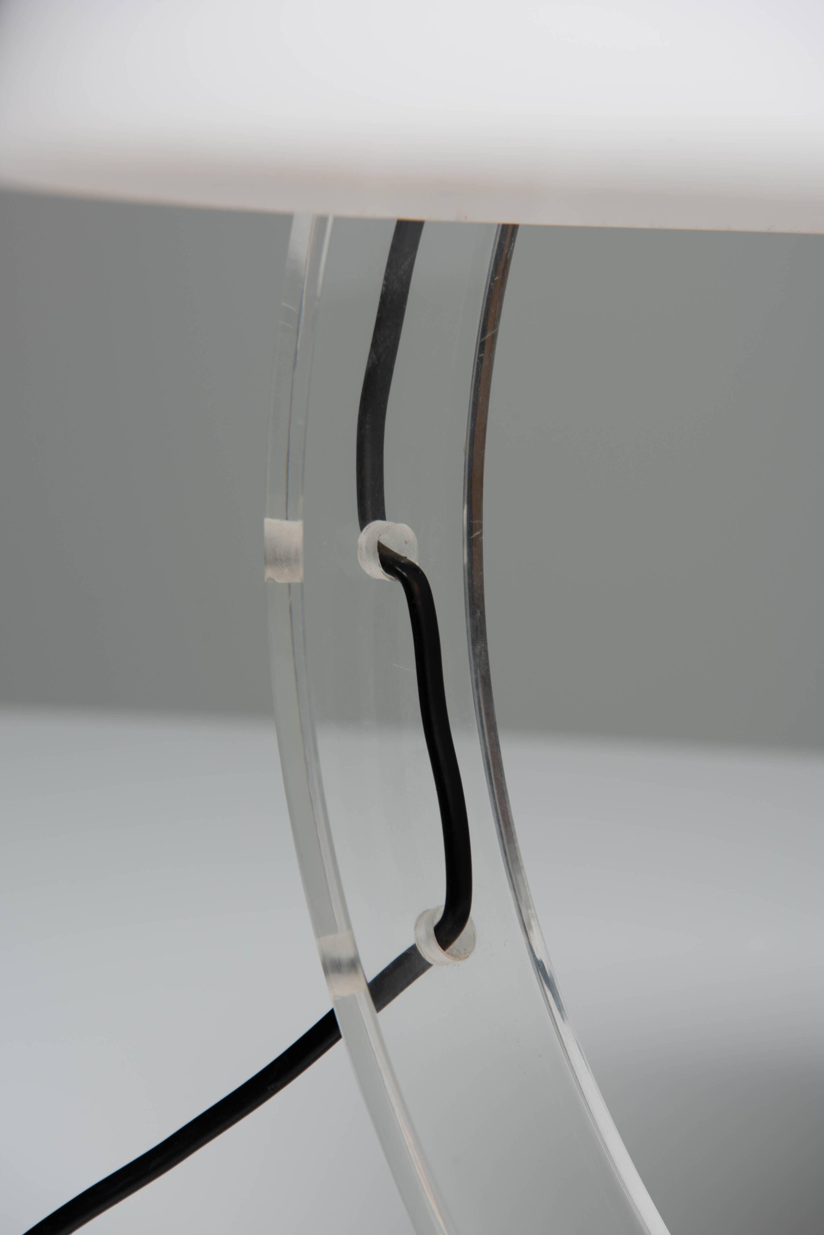 Lampe de table Space Age en acrylique