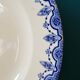 Boch La Louvière set of 4 blue plates Model Clara