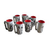 7 cups Vallauris fatlava