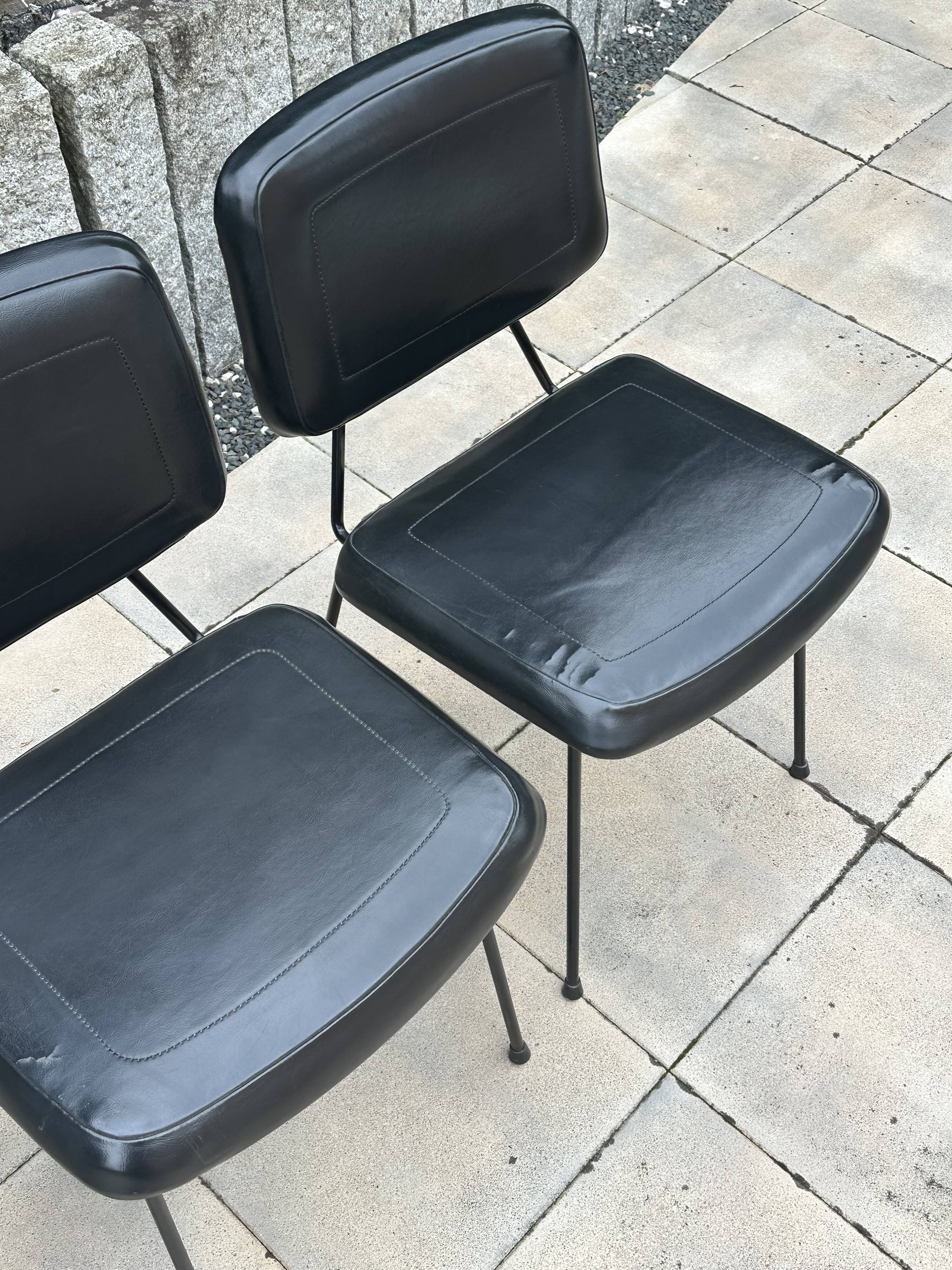 Set of 6 Pierre Paulin CM 196 chairs for Thonet – 1960s
