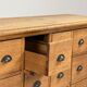 Pharmacy cabinet chest of drawers large oak antiques