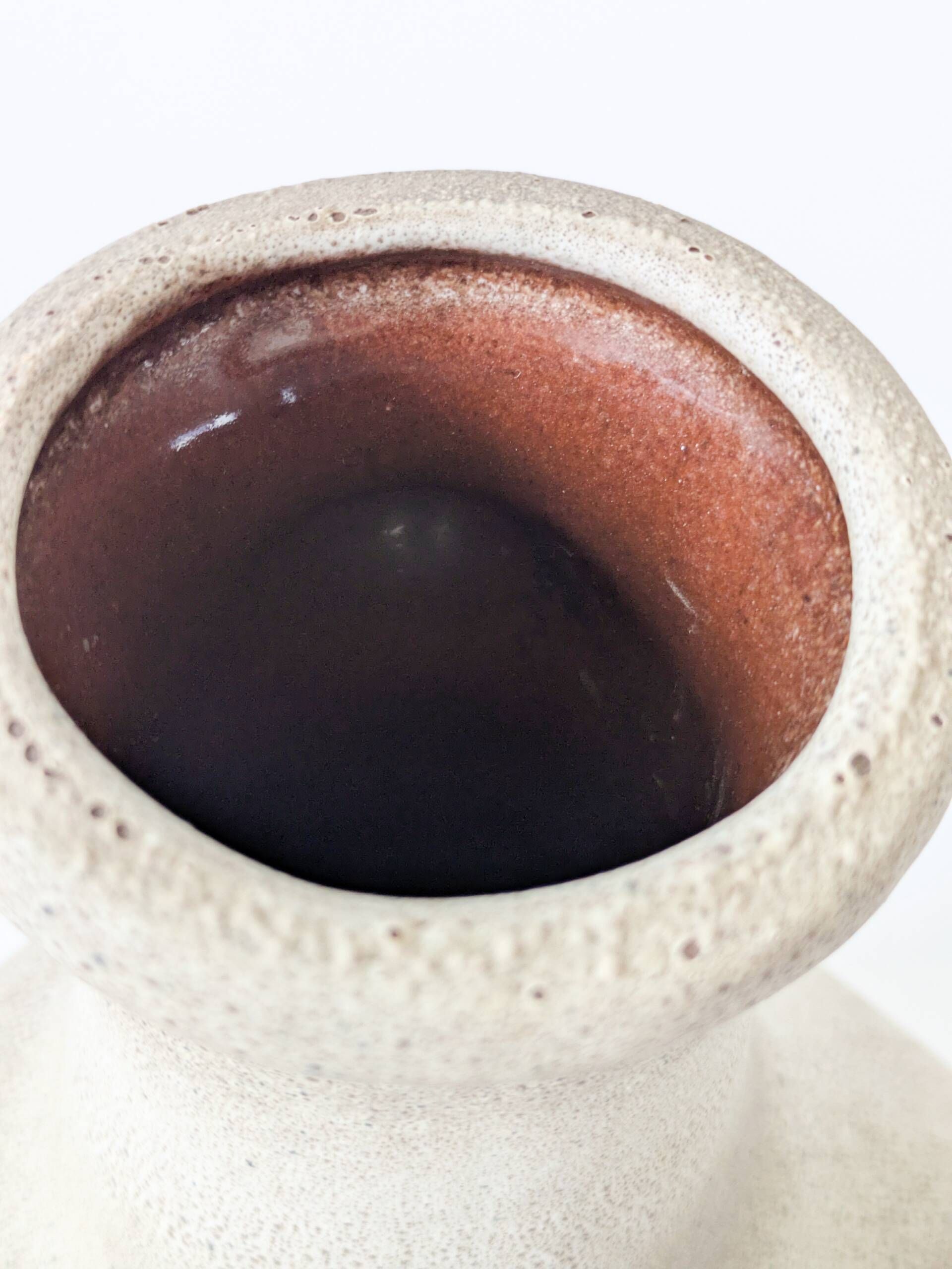 Brutalist ceramic vase Midcentury, Carstens Tönnieshof West Germany