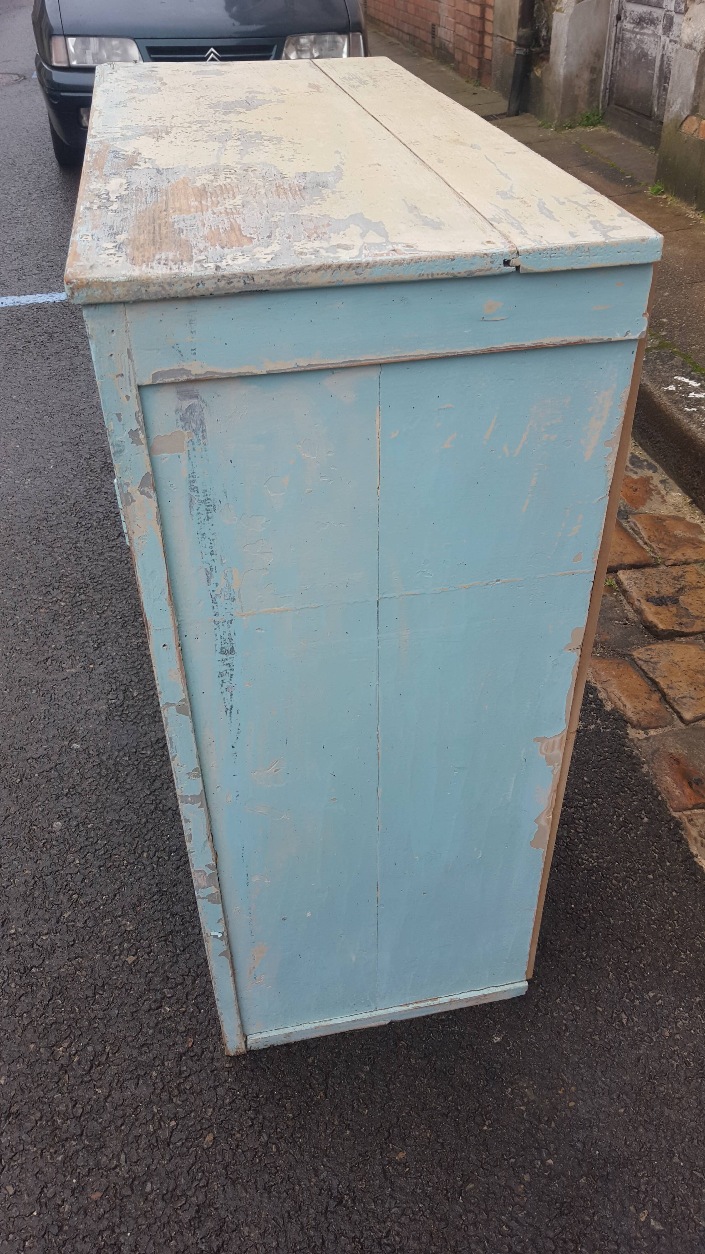 Low furniture buffet patina old