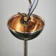 1930s Czech Art Deco Chrome and Frosted Glass Chandelier