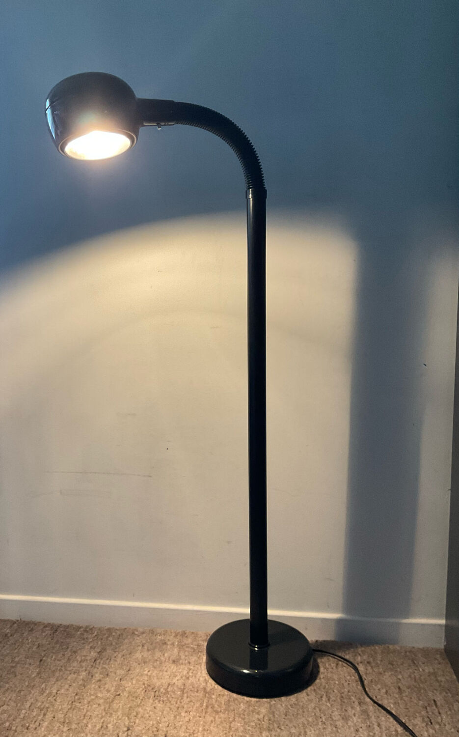 Cobra floor lamp by Fagerhults Sweden from the 70s