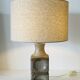 Danish glazed ceramic lamp, 1960