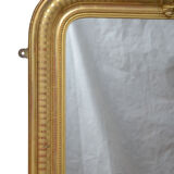 Miroir Louis Philippe en bois doré du XIXe siècle - 130x76cm