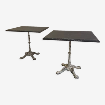 Pair of bistro tables