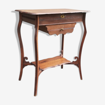 Oak dressing table 1900 Art Nouveau