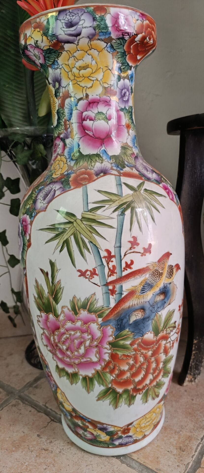 Large Asian vase