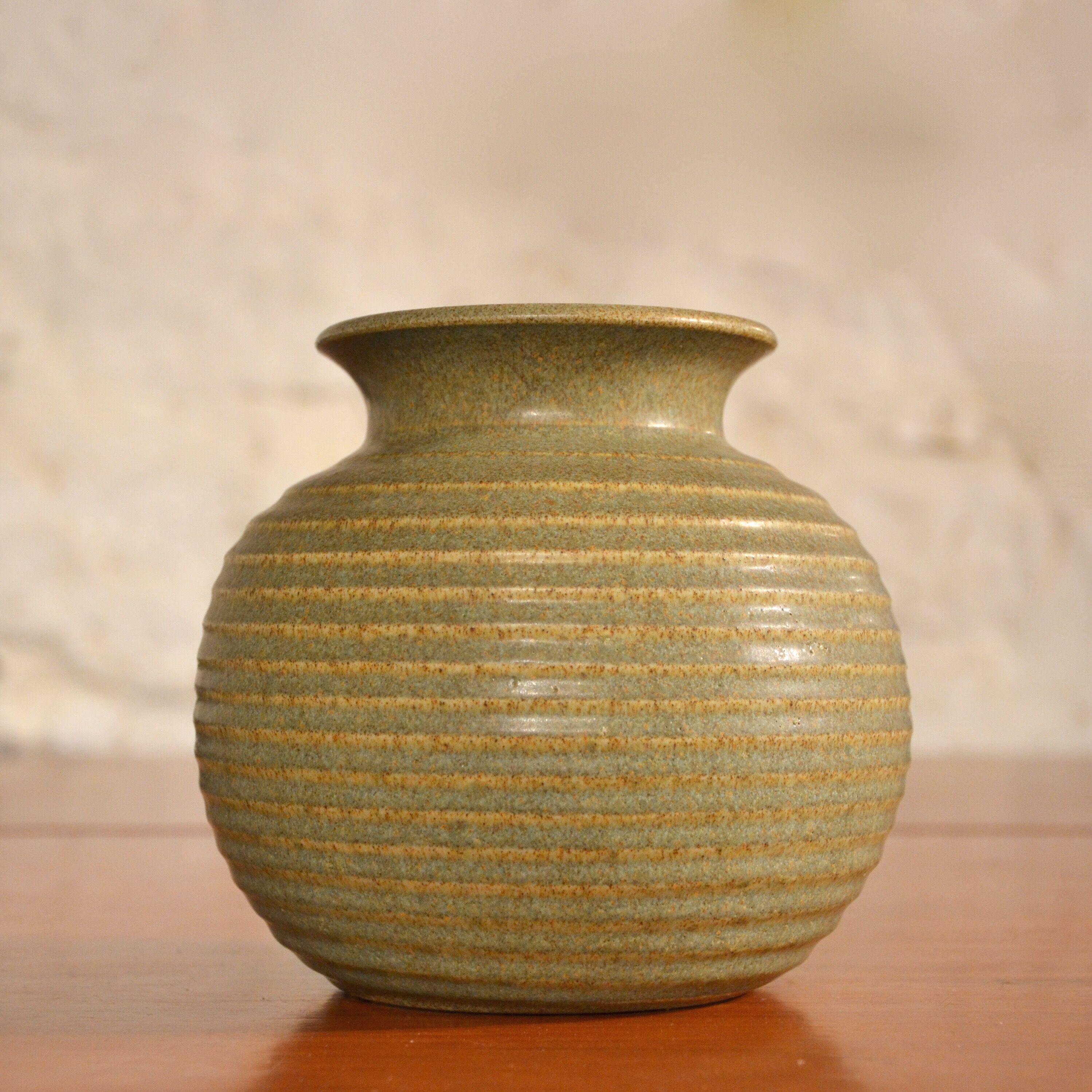 Vase ball in sandstone 60 years