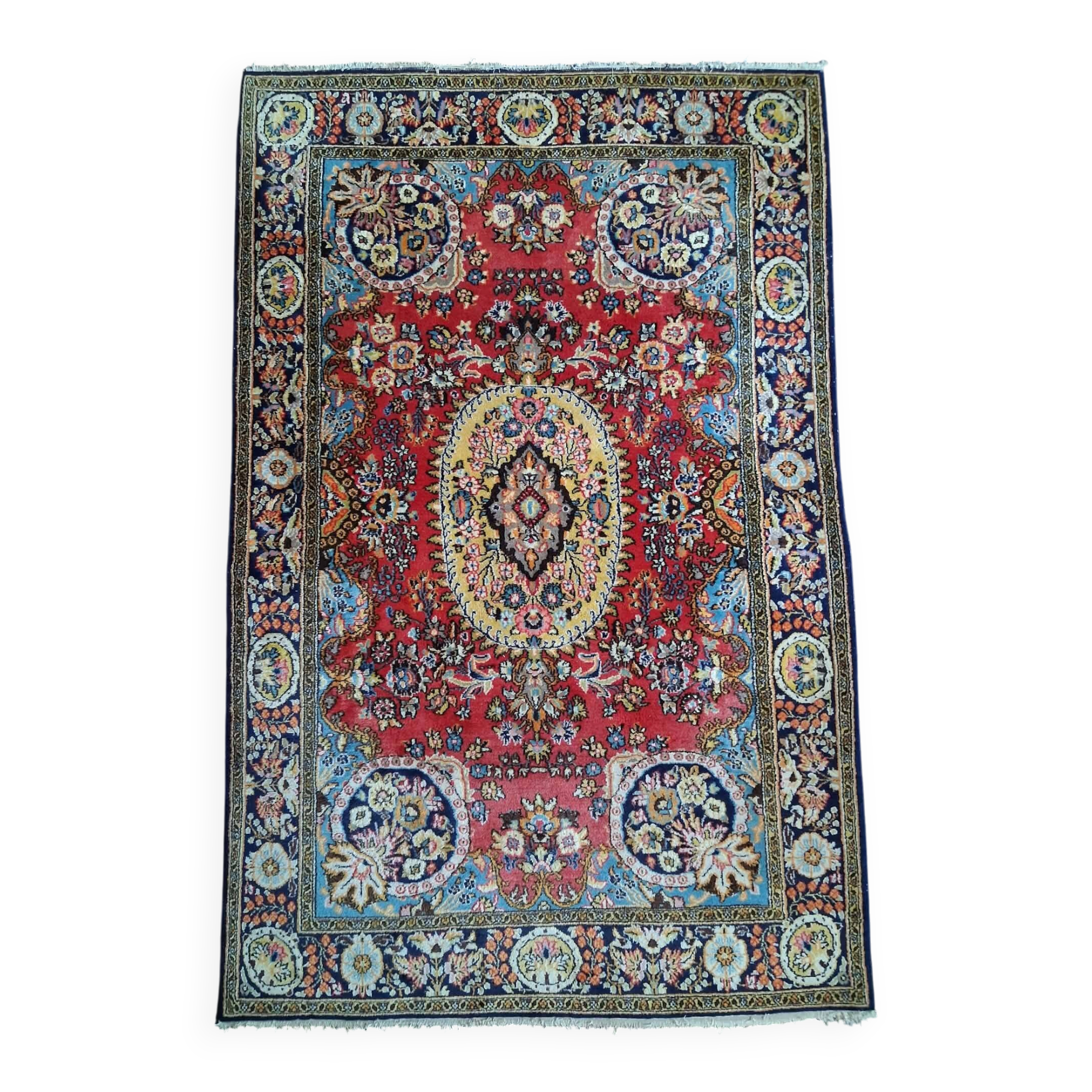 Handmade Tabriz Persian rug 216x140cm