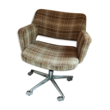Swivel chair with wheels 60s by Ring Mekanikk