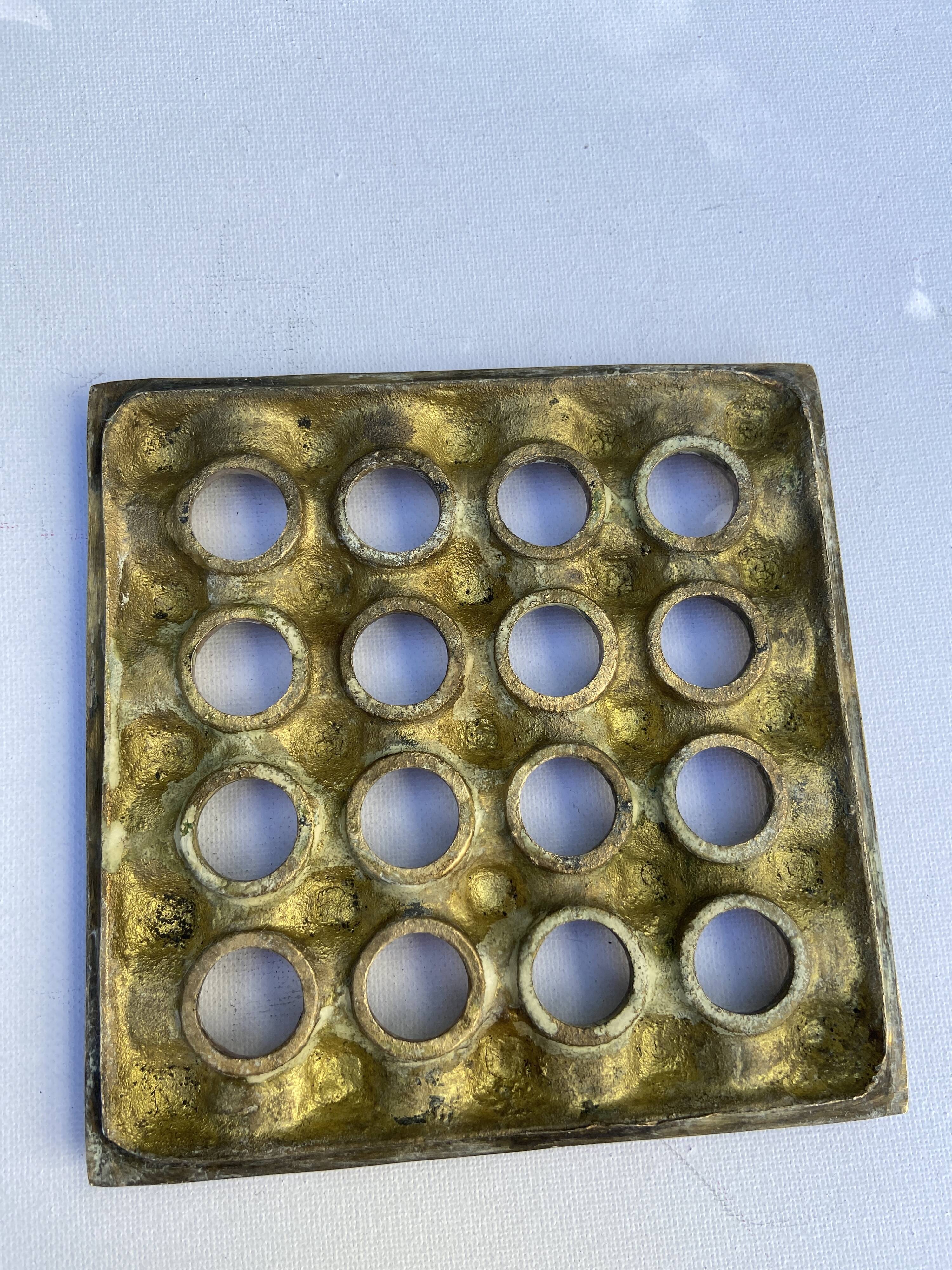 Ultima brass ashtray by Bäckström and Ljungberg