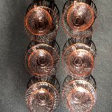 Set of 6 Rosaline Arcoroc cups