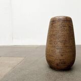 Brutalist mid-century studio ceramic vase by Sybille Karrenberg-Dresler, 1960s.