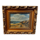 coastal painting oil on masonite
