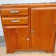 Mado buffet, marble top and asymmetrical doors.