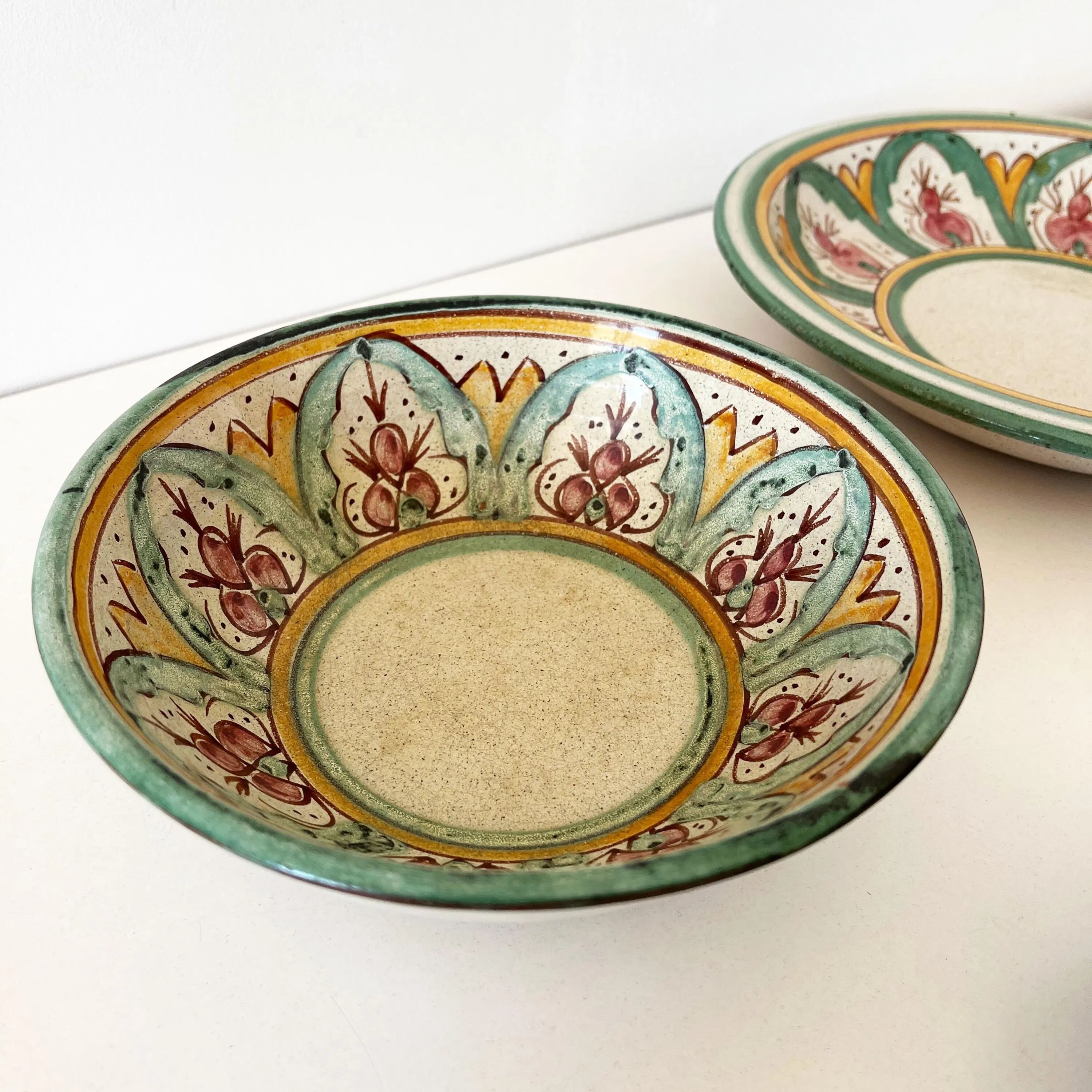Vintage decorative ceramic dish set