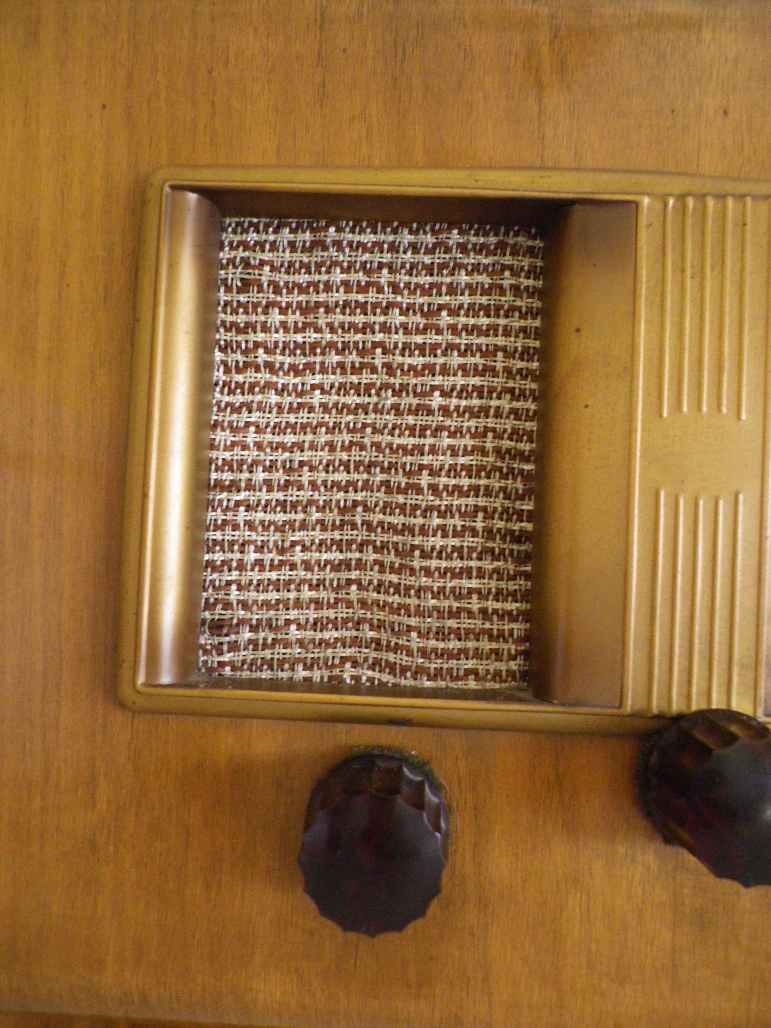 Vintage decoration radio station - Wood, Bakelite - Electroradio Institute, Paris - 50s