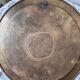 Engraved brass wall plate - oriental decor, arabesques