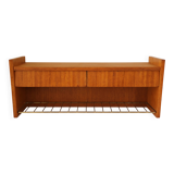 Wall console, Scandinavian entrance furniture, 1970