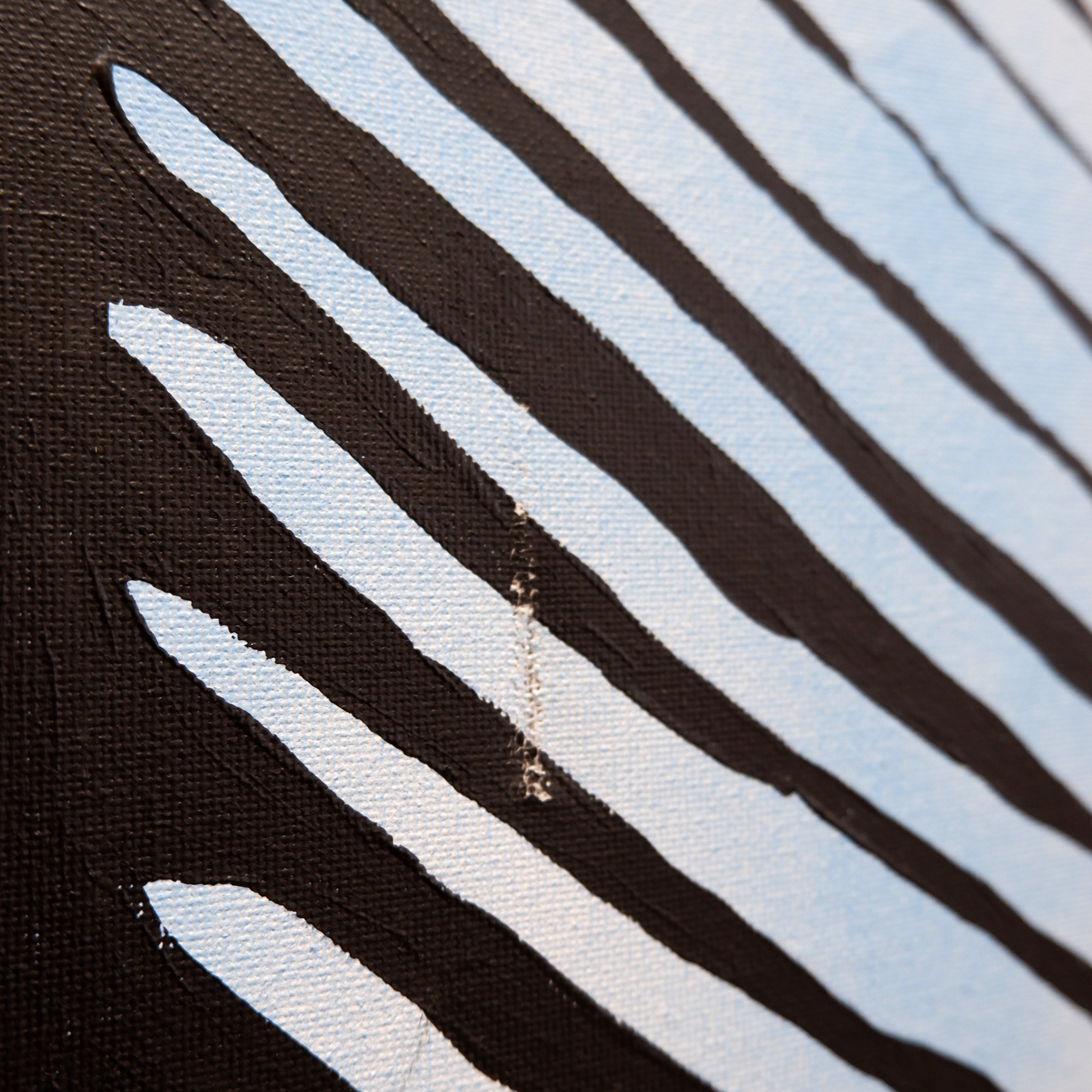 Abstract painting in muted tones on canvas - signed C.Massaut