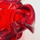Organic Red Glass Bowl