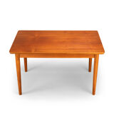 Teak danish extendable dining table, 1960