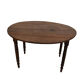 Table ronde en bois massif - pliable 