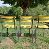 Metal bistro chairs