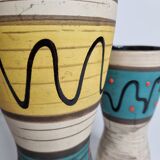 Two matching Scheurich West Germany vases