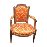 Fauteuil cabriolet style  louis XVI