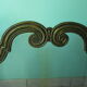 Old solid brass chimney fire barrier, 3 shutters, 2 handles
