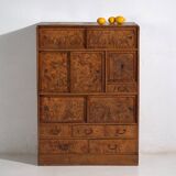 Ancient Japanese tansu of the mizuya-dansu type – Taishō/Showa period (circa 1910-1940)