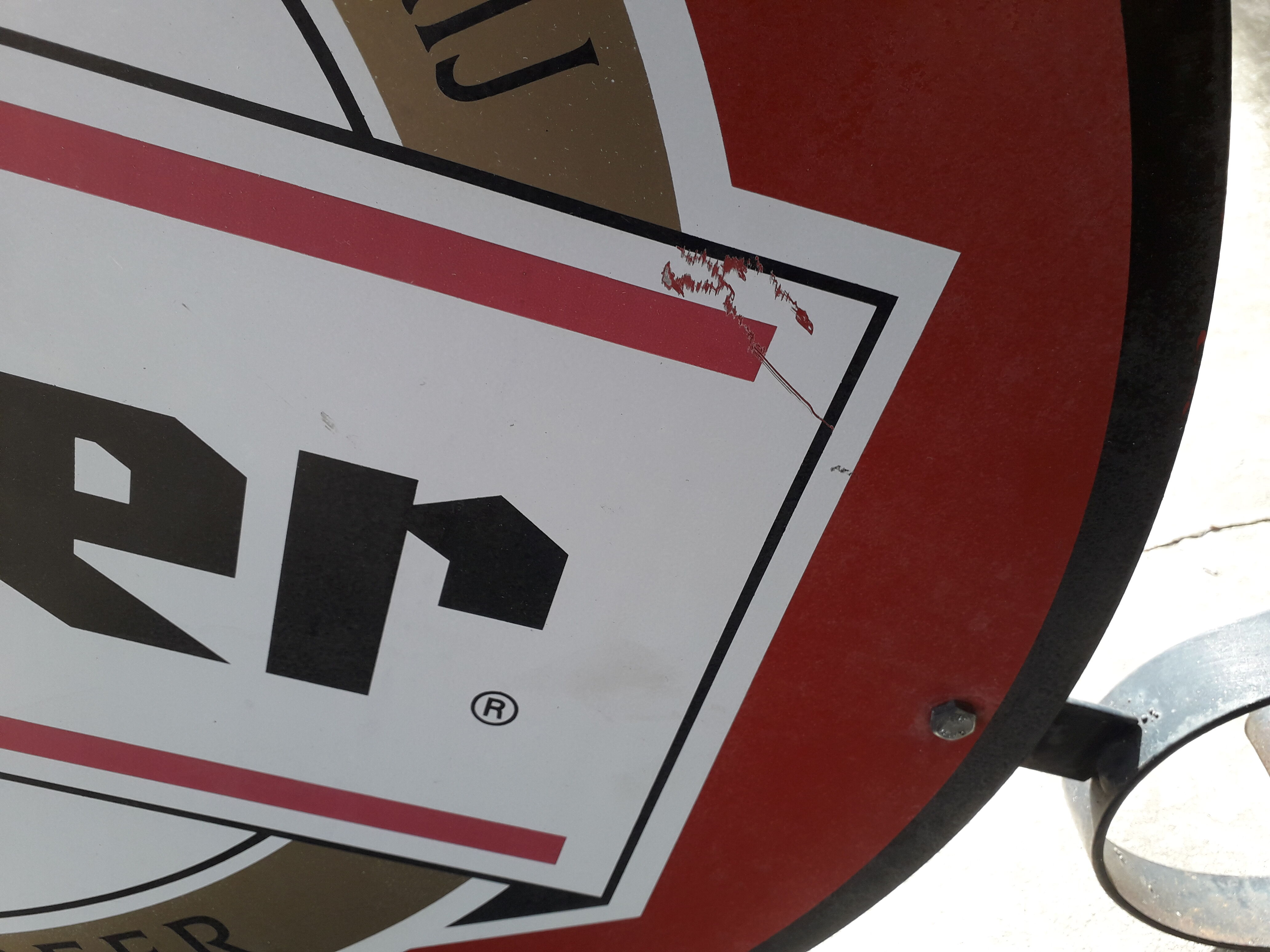 Jupiler advertising sign