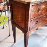 Commode 2 tiroirs Louis XVI