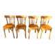 4 vintage Baumann bistro chairs
