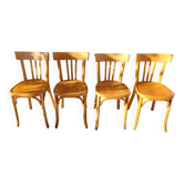 4 vintage Baumann bistro chairs