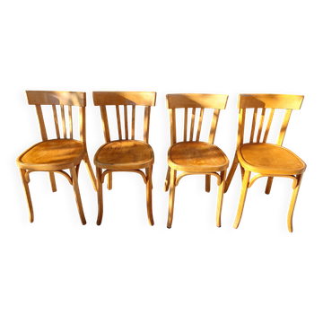 4 vintage Baumann bistro chairs