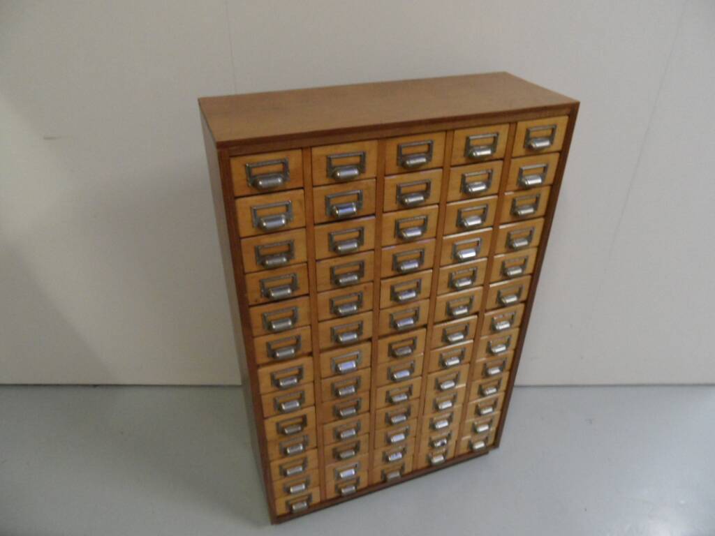 Vintage apothecary cabinet with 65 drawers