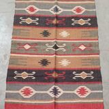Kilim rug in jute and cotton. 125cm x 195cm
