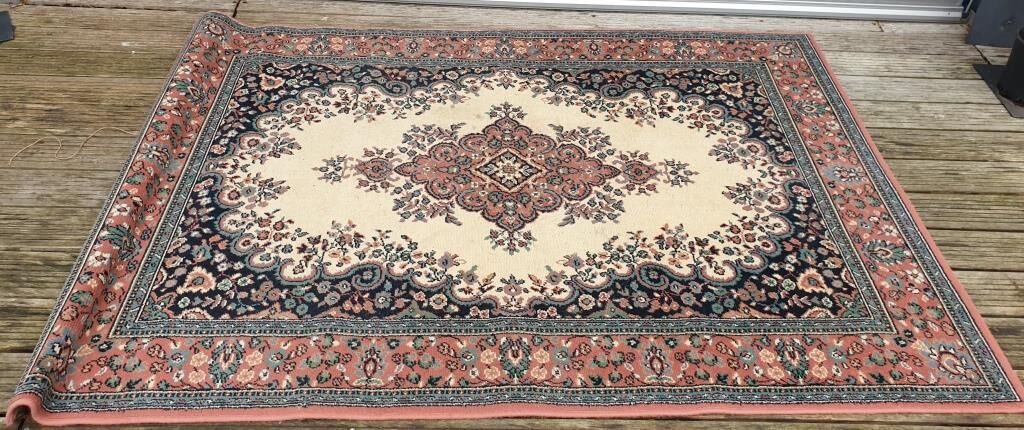 Vintage carpet oriental pattern L233X160