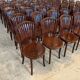 Set of 40 bentwood bistro chairs – Thonet style – Acajou finish