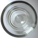 Contemporary elliptical colorless crystal vase by Krosno-Glassware
