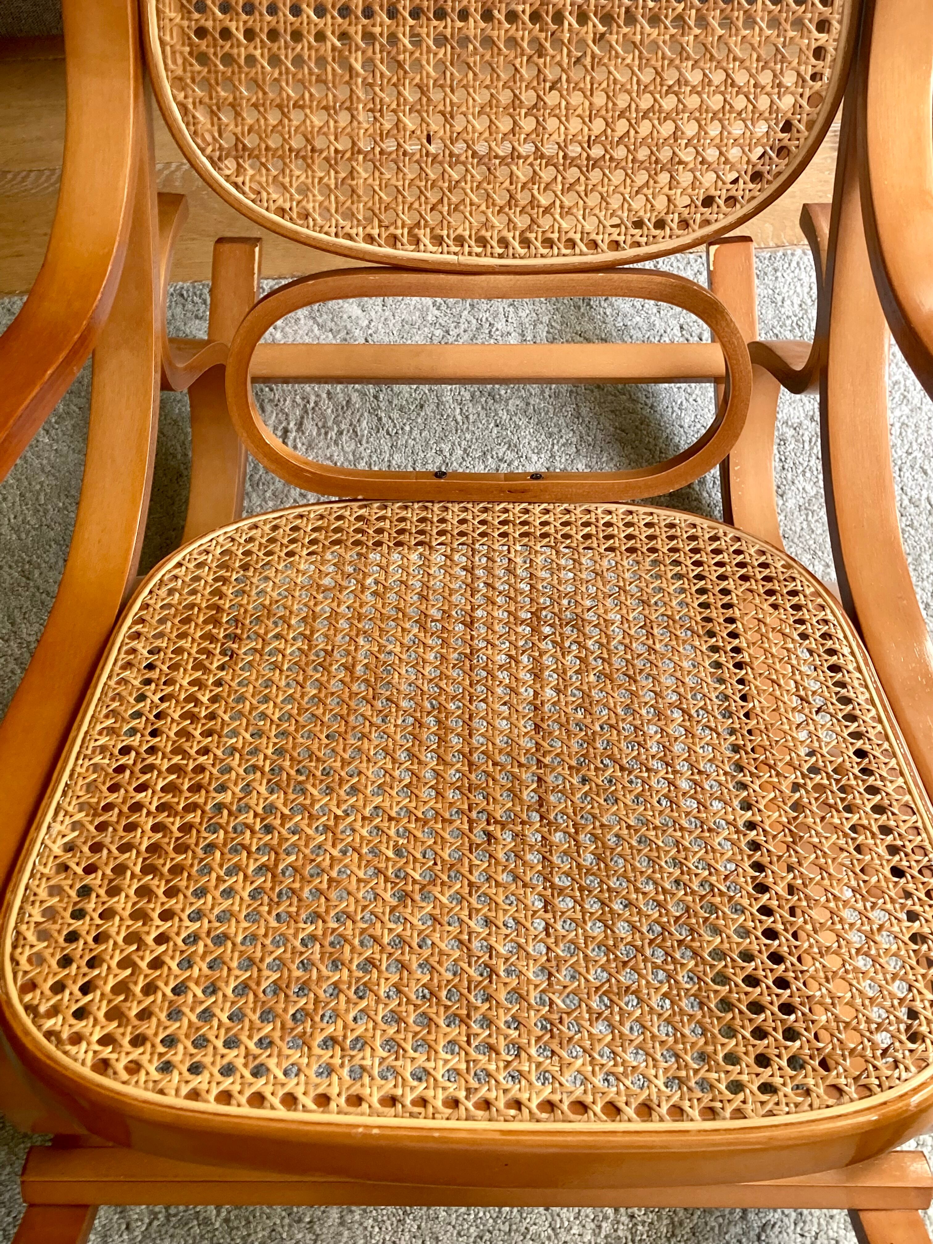 Rattan rocking chair