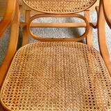 Rocking chair en rotin